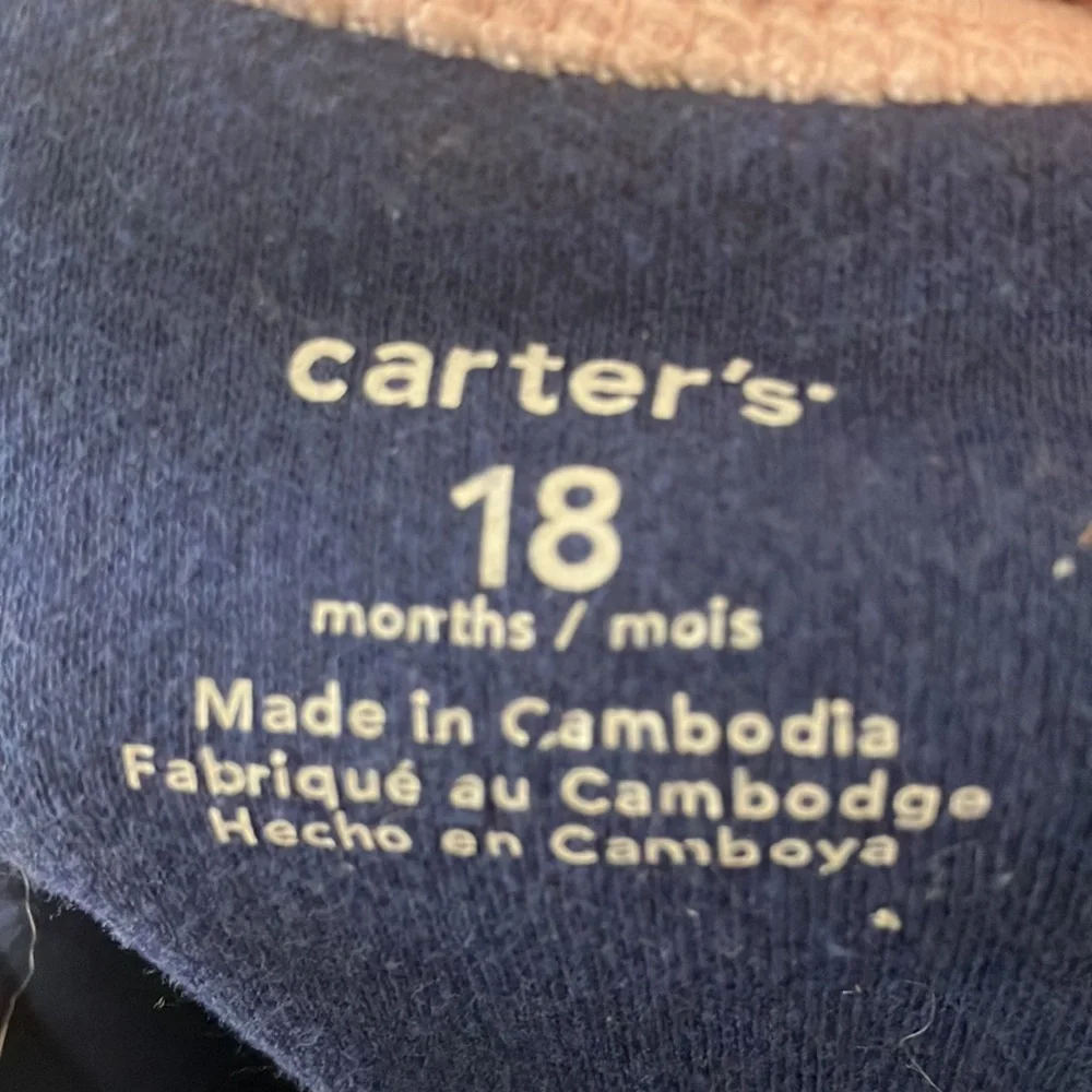 FINAL MARKDOWN Carters Daddy’s girl one piece 18 months
